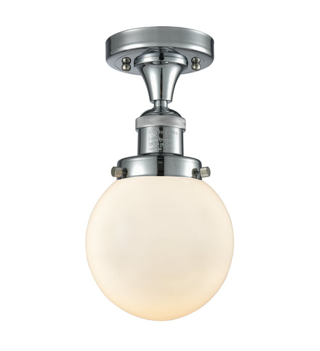 One Light Semi-Flush Mount