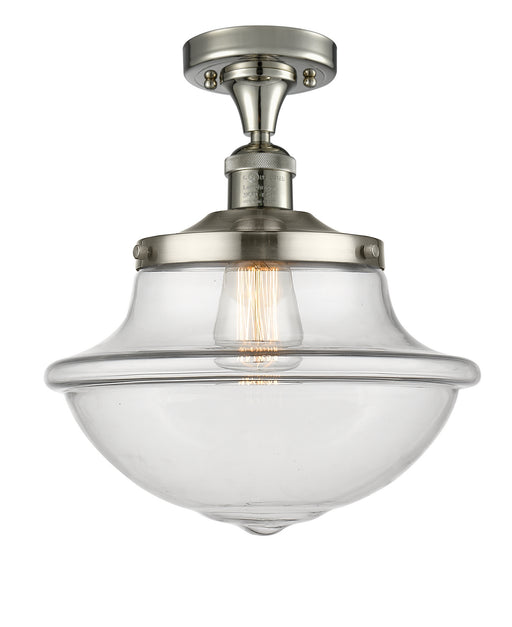 Innovations - 517-1CH-PN-G542-LED - LED Semi-Flush Mount - Franklin Restoration - Polished Nickel