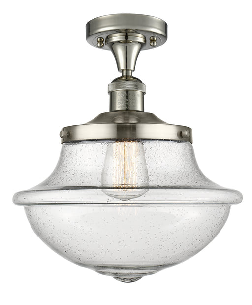 Innovations - 517-1CH-PN-G544 - One Light Semi-Flush Mount - Franklin Restoration - Polished Nickel