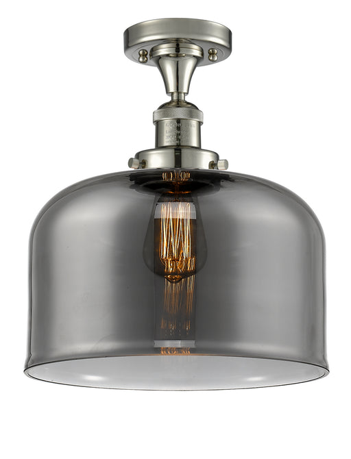 Innovations - 517-1CH-PN-G73-L - One Light Semi-Flush Mount - Franklin Restoration - Polished Nickel