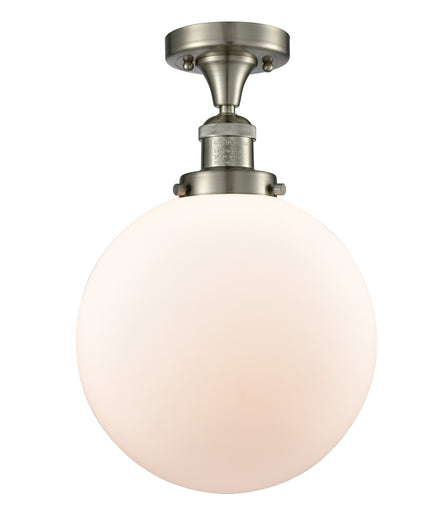 One Light Semi-Flush Mount