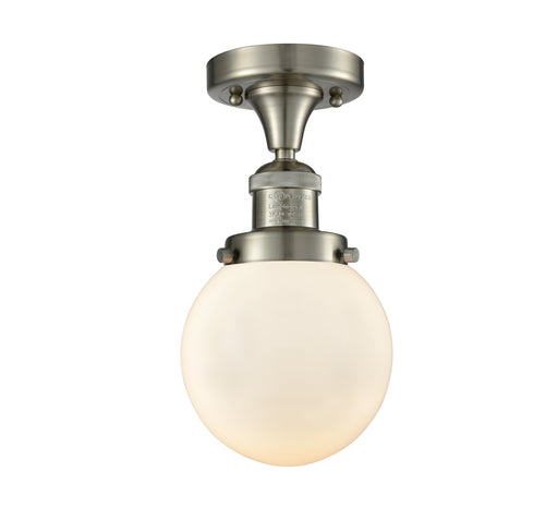 One Light Semi-Flush Mount