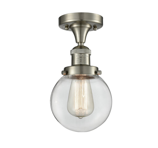 One Light Semi-Flush Mount