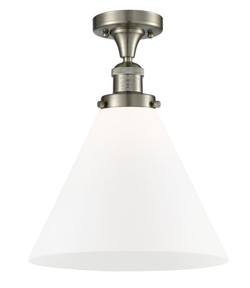 Innovations - 517-1CH-SN-G41-L - One Light Semi-Flush Mount - Franklin Restoration - Brushed Satin Nickel