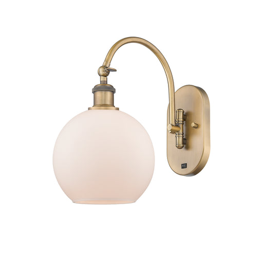 Innovations - 518-1W-BB-G121-8 - One Light Wall Sconce - Ballston - Brushed Brass