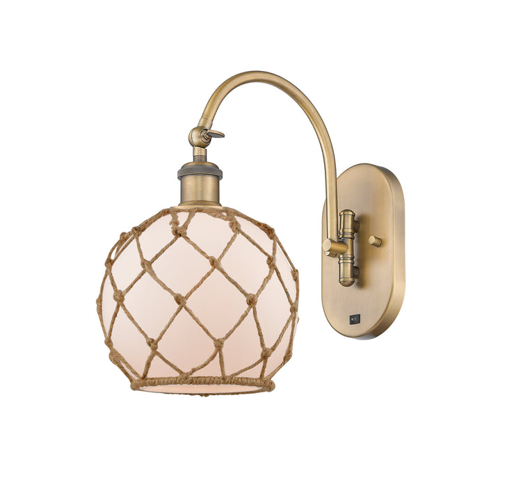 Innovations - 518-1W-BB-G121-8RB-LED - LED Wall Sconce - Ballston - Brushed Brass