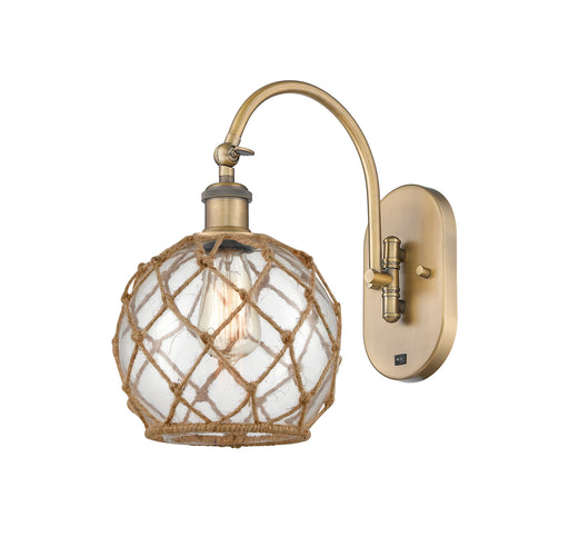 Innovations - 518-1W-BB-G122-8RB - One Light Wall Sconce - Ballston - Brushed Brass