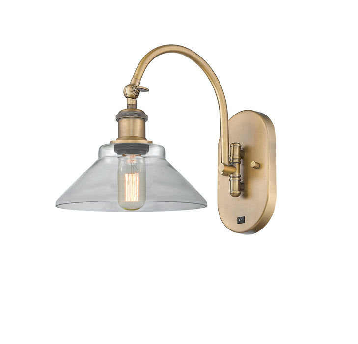 Innovations - 518-1W-BB-G132 - One Light Wall Sconce - Ballston - Brushed Brass