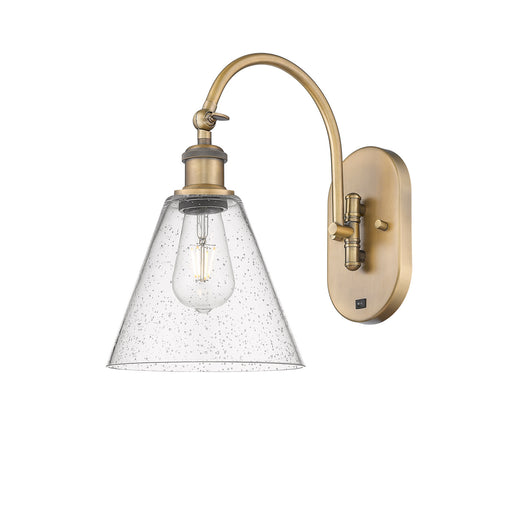 Innovations - 518-1W-BB-GBC-84 - One Light Wall Sconce - Ballston - Brushed Brass