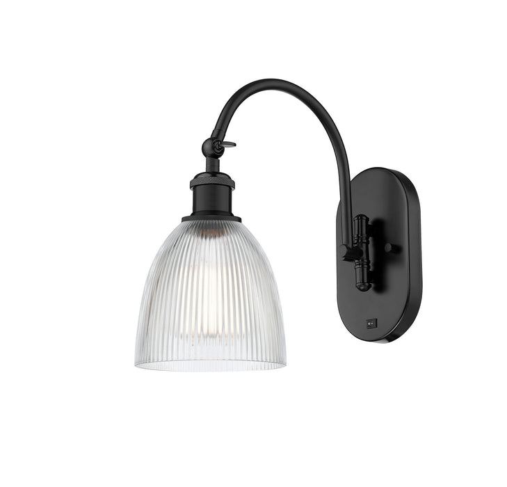 Innovations - 518-1W-BK-G382 - One Light Wall Sconce - Ballston - Matte Black