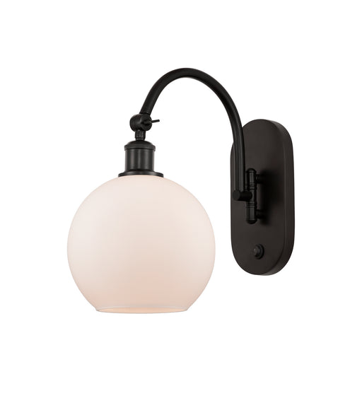 Innovations - 518-1W-OB-G121-8 - One Light Wall Sconce - Ballston - Oil Rubbed Bronze