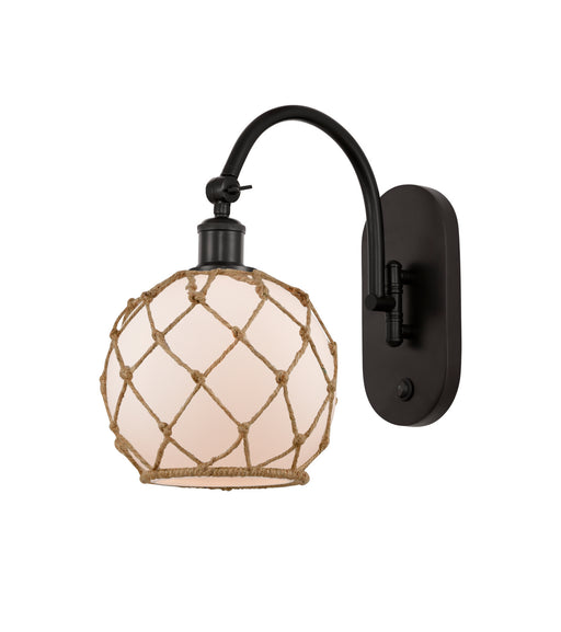 Innovations - 518-1W-OB-G121-8RB - One Light Wall Sconce - Ballston - Oil Rubbed Bronze