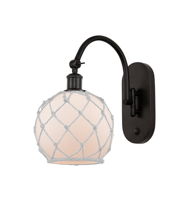 Innovations - 518-1W-OB-G121-8RW - One Light Wall Sconce - Ballston - Oil Rubbed Bronze