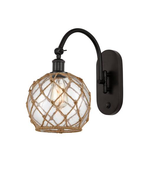 Innovations - 518-1W-OB-G122-8RB - One Light Wall Sconce - Ballston - Oil Rubbed Bronze