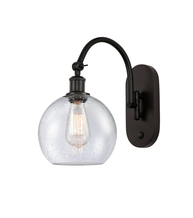 Innovations - 518-1W-OB-G124-8 - One Light Wall Sconce - Ballston - Oil Rubbed Bronze