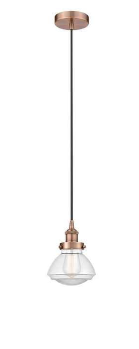 Innovations - 616-1PH-AC-G322-LED - LED Mini Pendant - Edison - Antique Copper