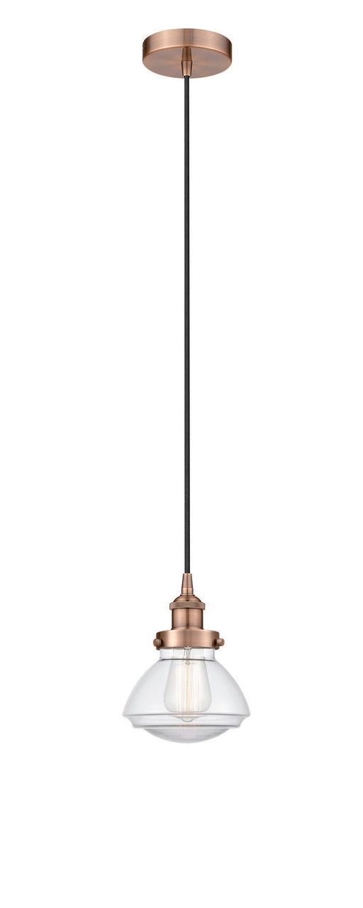 Innovations - 616-1PH-AC-G322-LED - LED Mini Pendant - Edison - Antique Copper
