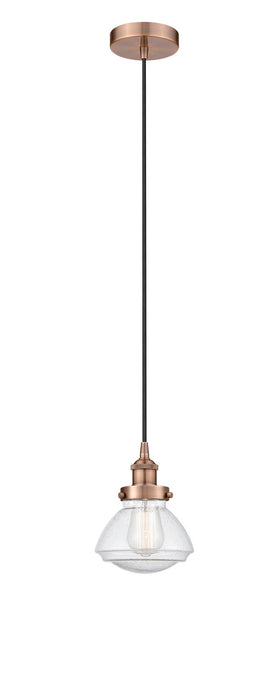 Innovations - 616-1PH-AC-G324-LED - LED Mini Pendant - Edison - Antique Copper