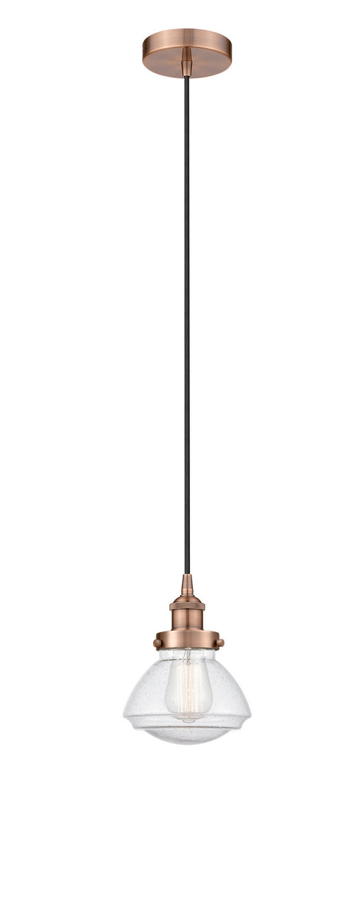 Innovations - 616-1PH-AC-G324-LED - LED Mini Pendant - Edison - Antique Copper