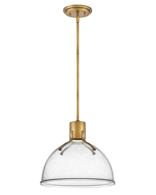 Hinkley - 3487HB-CS - LED Pendant - Argo - Heritage Brass with Clear Seedy glass