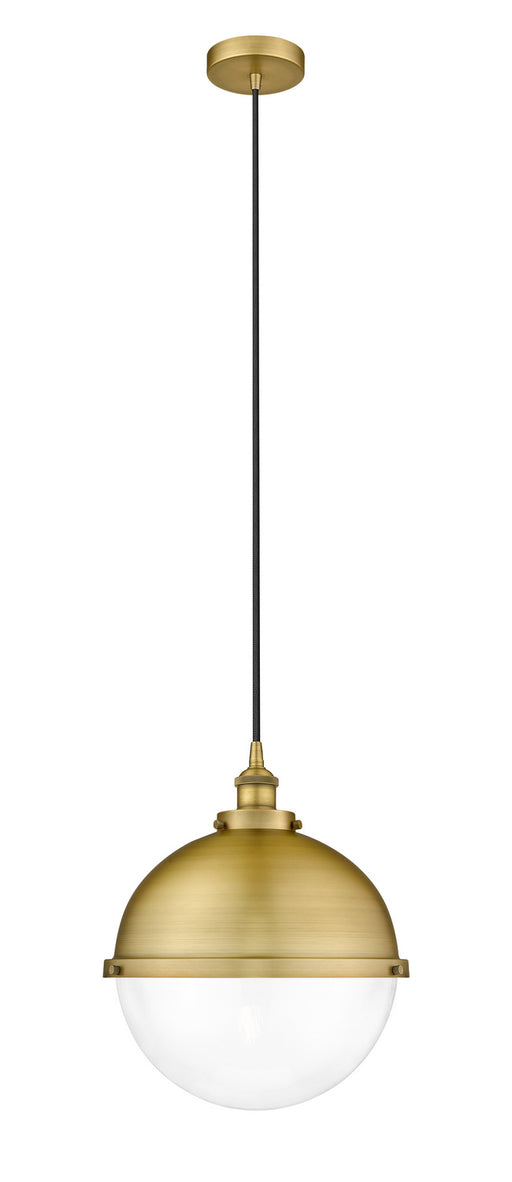 Innovations - 616-1PH-BB-HFS-122-BB - One Light Pendant - Edison - Brushed Brass