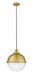Innovations - 616-1PH-BB-HFS-124-BB - One Light Pendant - Edison - Brushed Brass