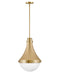 Hinkley - 39054BBR - One Light Pendant - Oliver - Bright Brass