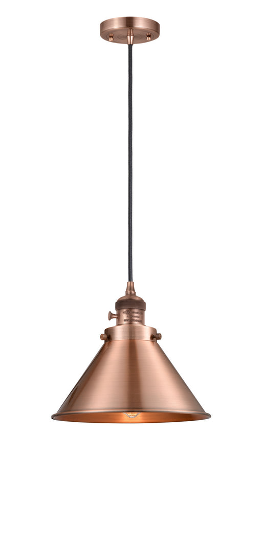 Innovations - 201CSW-AC-M10-AC-LED - LED Mini Pendant - Franklin Restoration - Antique Copper