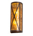 Meyda Tiffany - 253589 - Two Light Wall Sconce - Saltire Craftsman - Mahogany Bronze