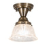 Meyda Tiffany - 254404 - One Light Flushmount - Revival - Antique Brass