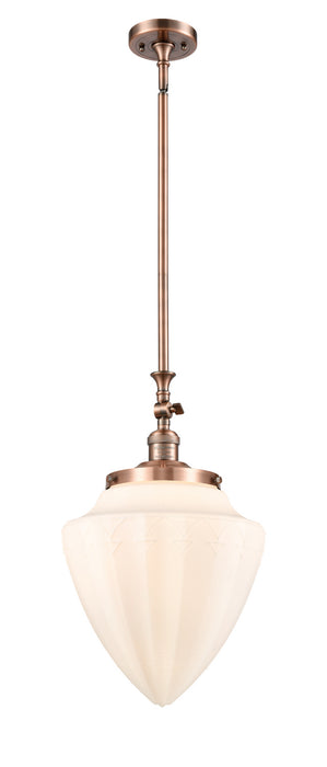Innovations - 206-AC-G661-12-LED - LED Mini Pendant - Franklin Restoration - Antique Copper