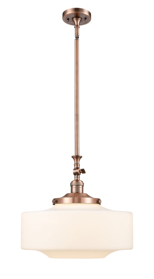 Innovations - 206-AC-G691-16 - One Light Mini Pendant - Franklin Restoration - Antique Copper