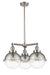 Innovations - 207-SN-HFS-82-SN-LED - LED Chandelier - Franklin Restoration - Brushed Satin Nickel