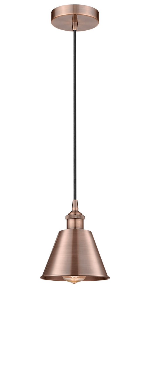 Innovations - 616-1P-AC-M8 - One Light Mini Pendant - Edison - Antique Copper