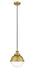 Innovations - 616-1PH-BB-HFS-82-BB - One Light Mini Pendant - Edison - Brushed Brass