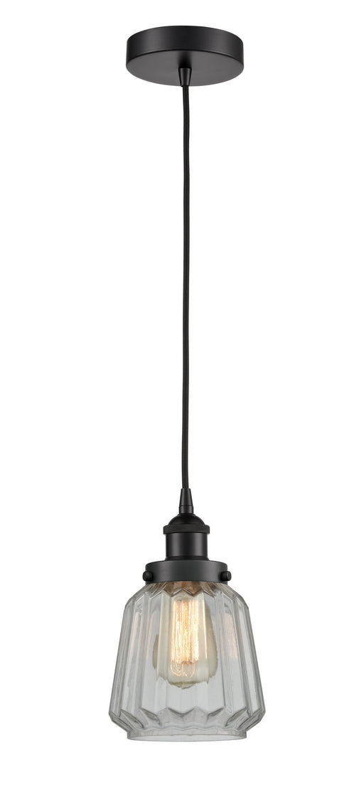 Innovations - 616-1PH-BK-G142-LED - LED Mini Pendant - Edison - Matte Black