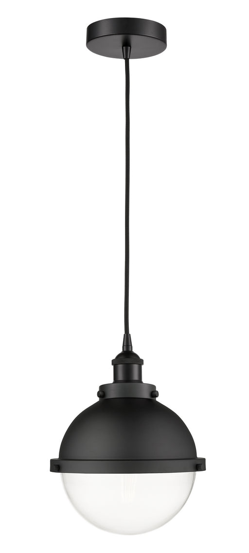 Innovations - 616-1PH-BK-HFS-82-BK - One Light Mini Pendant - Edison - Matte Black