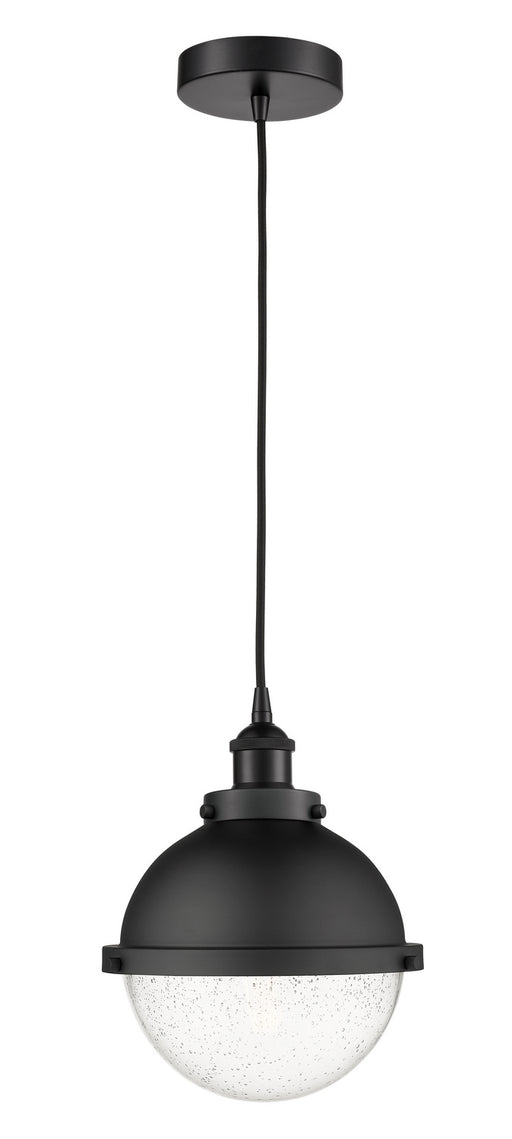Innovations - 616-1PH-BK-HFS-84-BK - One Light Mini Pendant - Edison - Matte Black