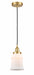 Innovations - 616-1PH-SG-G181-LED - LED Mini Pendant - Edison - Satin Gold