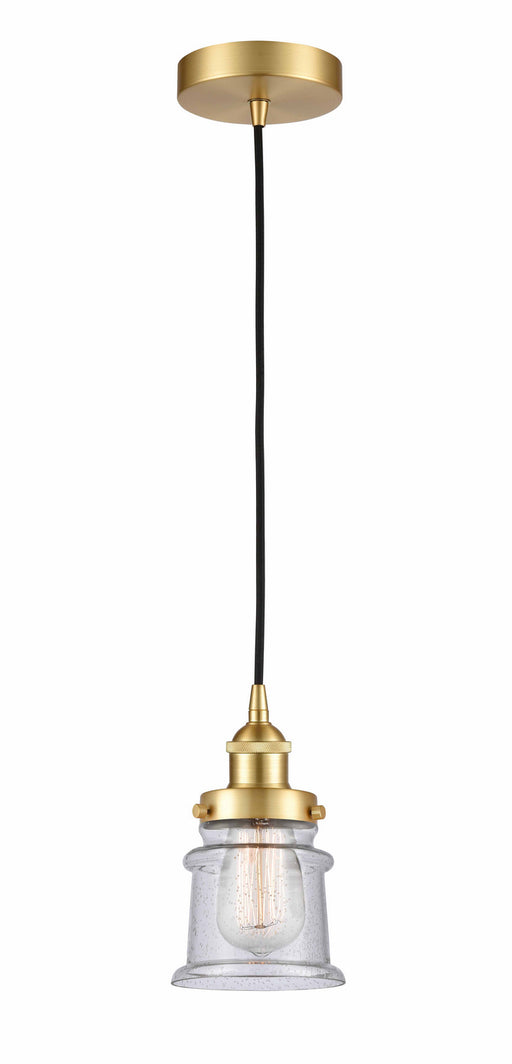 Innovations - 616-1PH-SG-G184S - One Light Mini Pendant - Edison - Satin Gold
