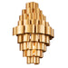Varaluz - 369W02AGCB - Two Light Wall Sconce - Totally Tubular - Antique Gold/Carbon Black