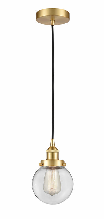 Innovations - 616-1PH-SG-G202-6-LED - LED Mini Pendant - Edison - Satin Gold