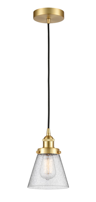 Innovations - 616-1PH-SG-G64-LED - LED Mini Pendant - Edison - Satin Gold