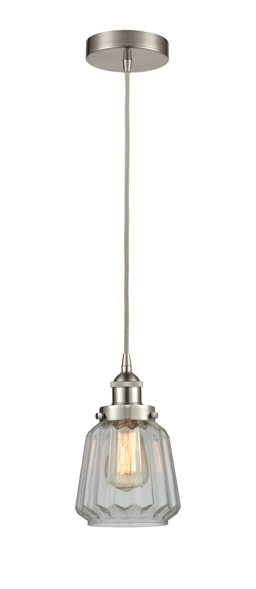 Innovations - 616-1PH-SN-G142-LED - LED Mini Pendant - Edison - Brushed Satin Nickel