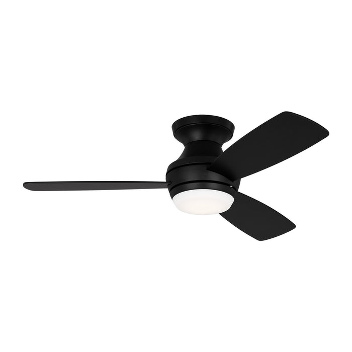 Visual Comfort Fan - 3IKR44MBKD - 44``Ceiling Fan - Ikon 44 Hugger LED - Midnight Black