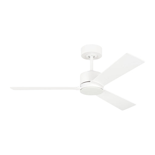 Visual Comfort Fan - 3RZR44RZW - 44``Ceiling Fan - Rozzen 44 - Matte White