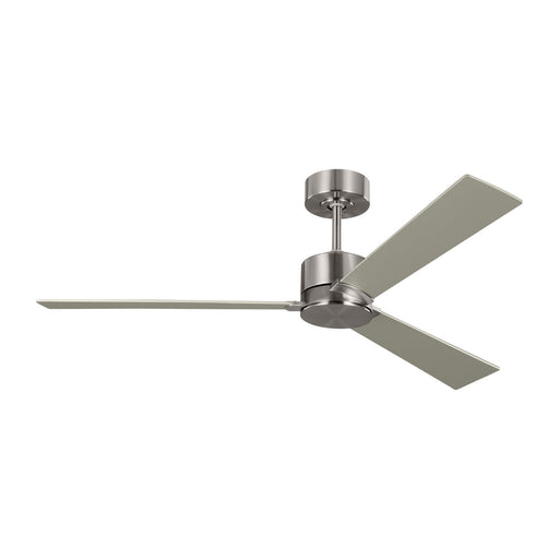 Visual Comfort Fan - 3RZR52BS - 52``Ceiling Fan - Rozzen 52 - Brushed Steel