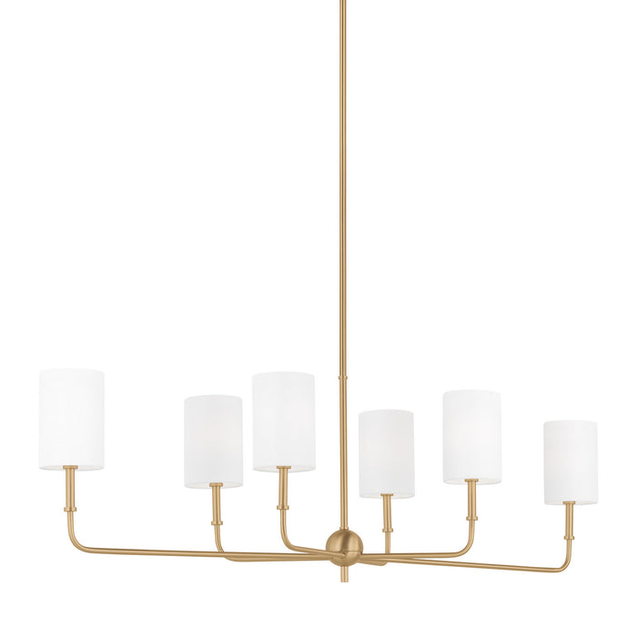 Visual Comfort Studio - 3609306-848 - Six Light Chandelier - Foxdale ...