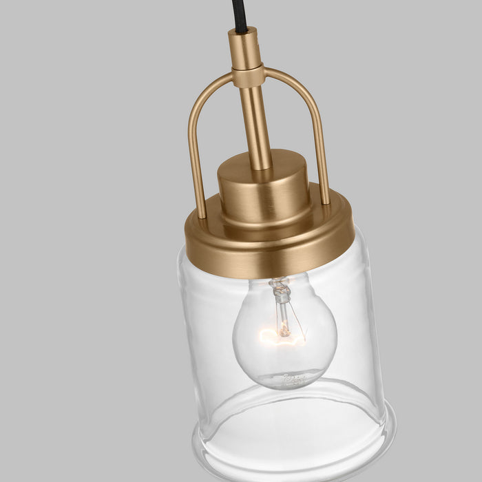 Visual Comfort Studio - 6544701-848 - One Light Pendant - Anders - Satin Brass