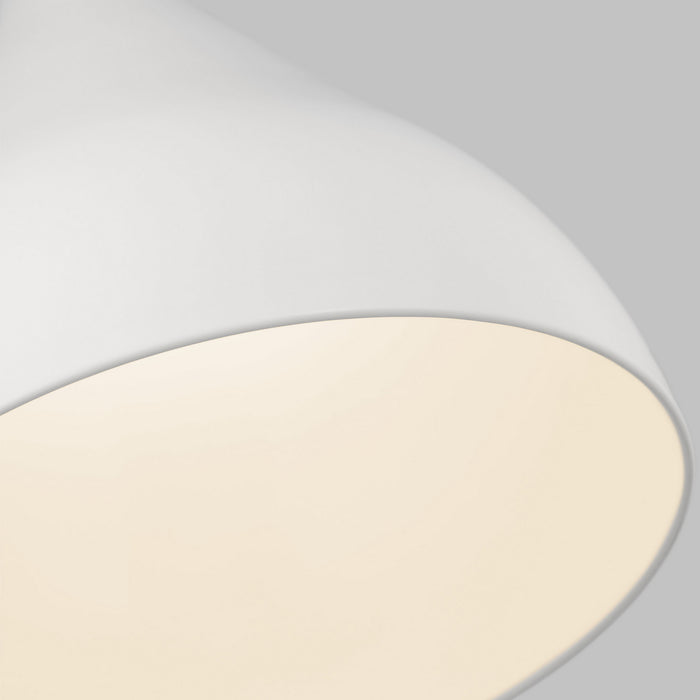 Visual Comfort Studio - 6645301-115 - One Light Pendant - Oden - Matte White
